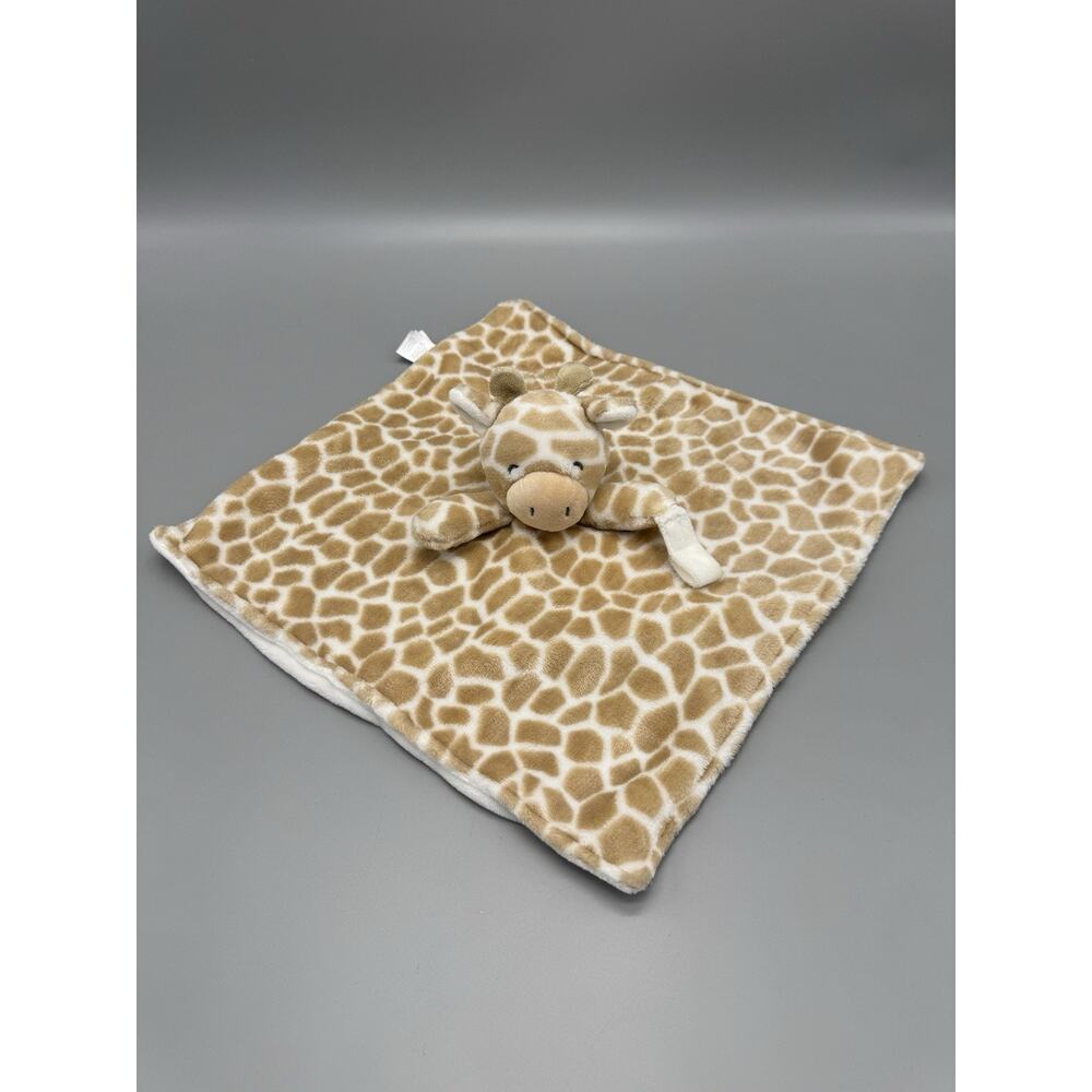 Carters Spotted Tan Giraffe Plush Lovey Baby Security Blanket